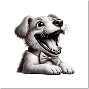 Dog smile Posters and Art